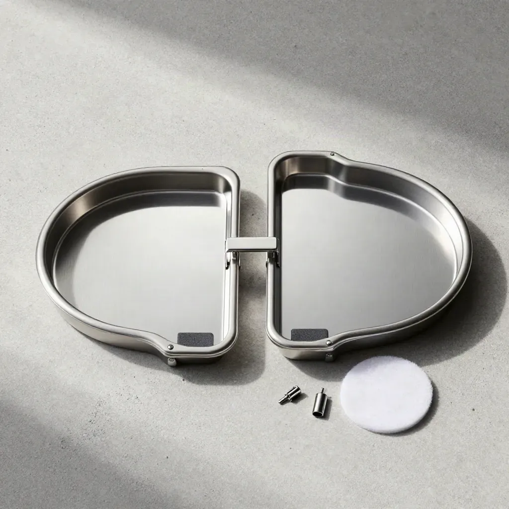 Due vassoi drive enterprise speculari su cemento chiaro con piccoli supporti tecnici